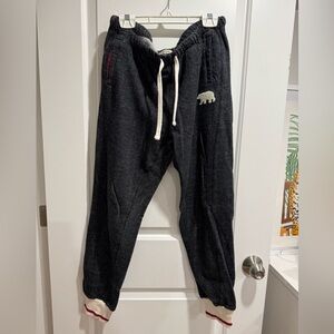 Little Blue House by Hatley Charcoal Bear Heritage Joggers